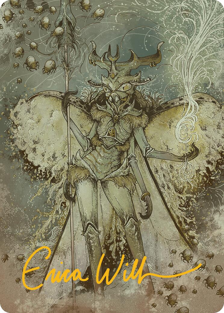 Aatchik, Emerald Radian Art Card (6/54) (Gold-Stamped Signature) [Aetherdrift Art Series] | Gaming Infinity