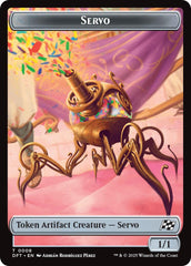 Servo // Thopter (0009) Double-Sided Token [Aetherdrift Tokens] | Gaming Infinity