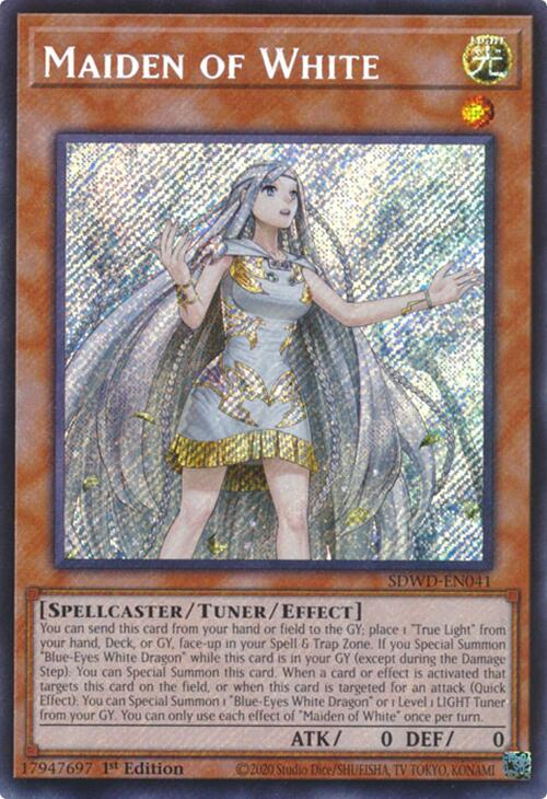 Maiden of White (Secret Rare) [SDWD-EN041] Secret Rare | Gaming Infinity