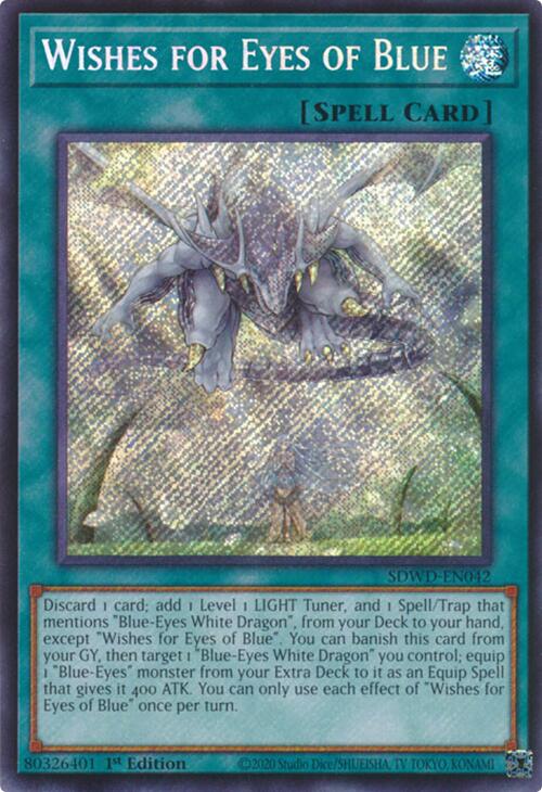 Wishes for Eyes of Blue (Secret Rare) [SDWD-EN042] Secret Rare | Gaming Infinity