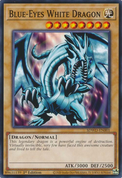 Blue-Eyes White Dragon [SDWD-EN001] Common | Gaming Infinity