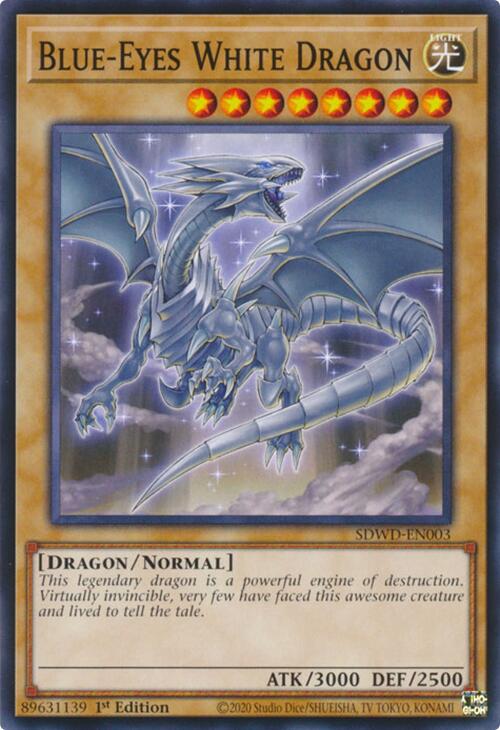 Blue-Eyes White Dragon [SDWD-EN003] Common | Gaming Infinity