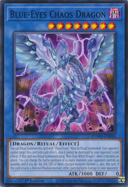 Blue-Eyes Chaos Dragon [SDWD-EN010] Common | Gaming Infinity