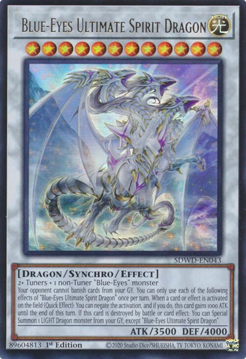 Blue-Eyes Ultimate Spirit Dragon [SDWD-EN043] Ultra Rare | Gaming Infinity