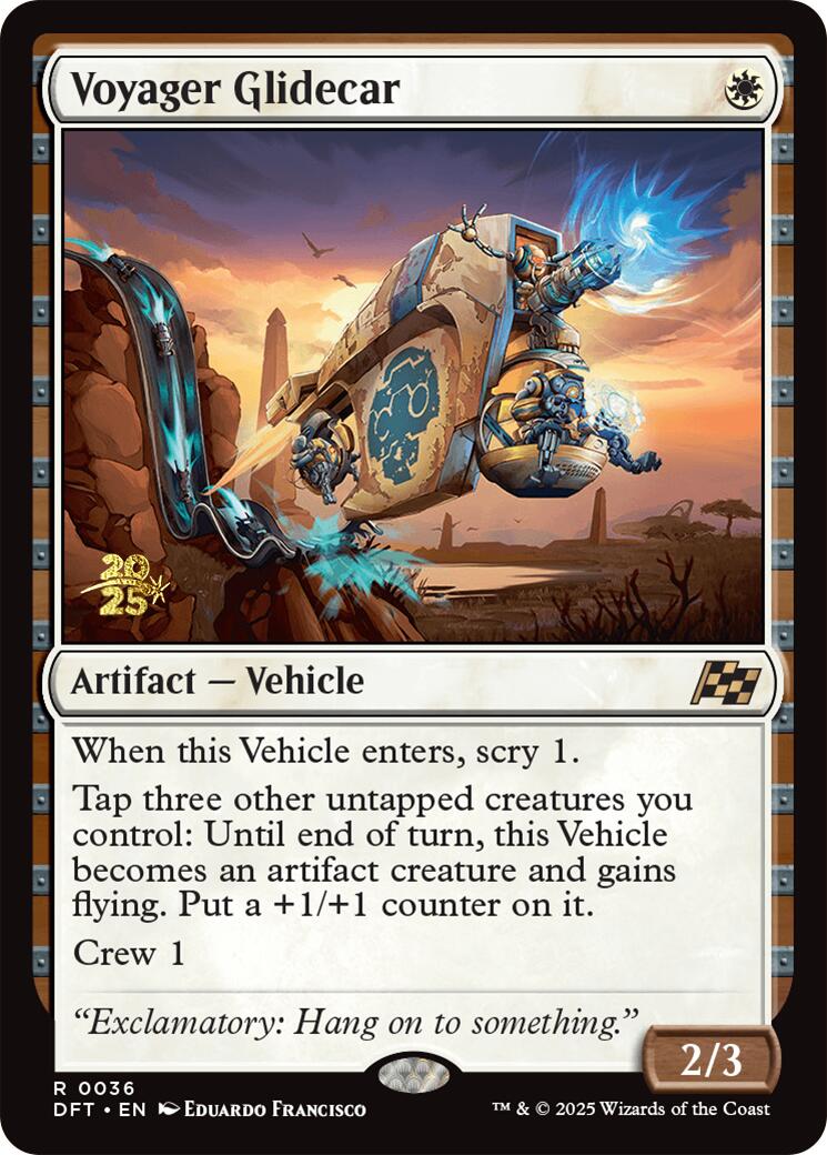 Voyager Glidecar [Aetherdrift Prerelease Promos] | Gaming Infinity