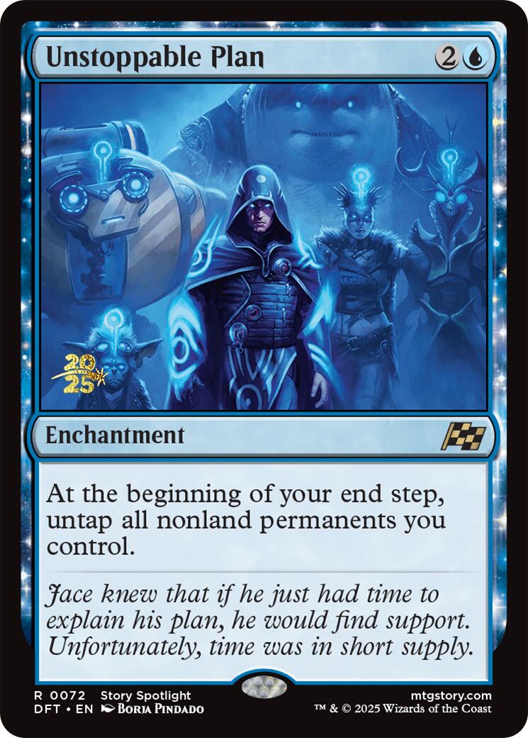 Unstoppable Plan [Aetherdrift Prerelease Promos] | Gaming Infinity