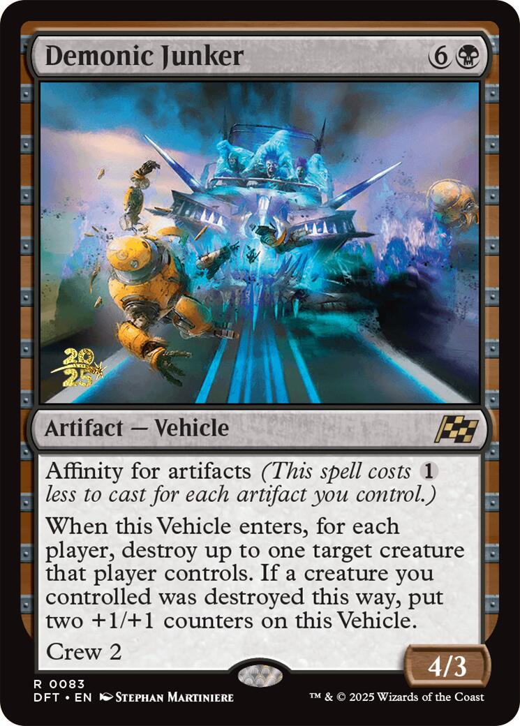 Demonic Junker [Aetherdrift Prerelease Promos] | Gaming Infinity