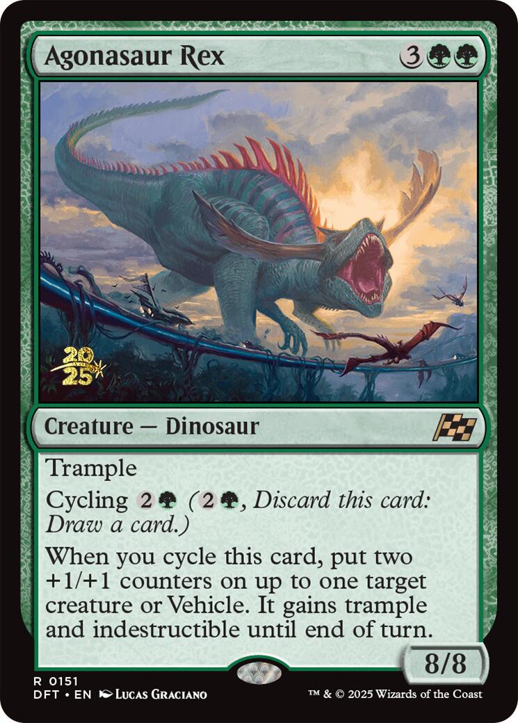 Agonasaur Rex [Aetherdrift Prerelease Promos] | Gaming Infinity