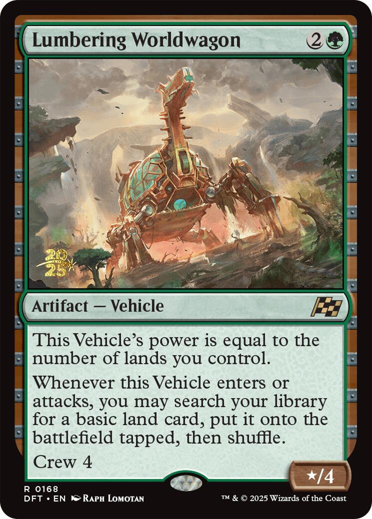 Lumbering Worldwagon [Aetherdrift Prerelease Promos] | Gaming Infinity