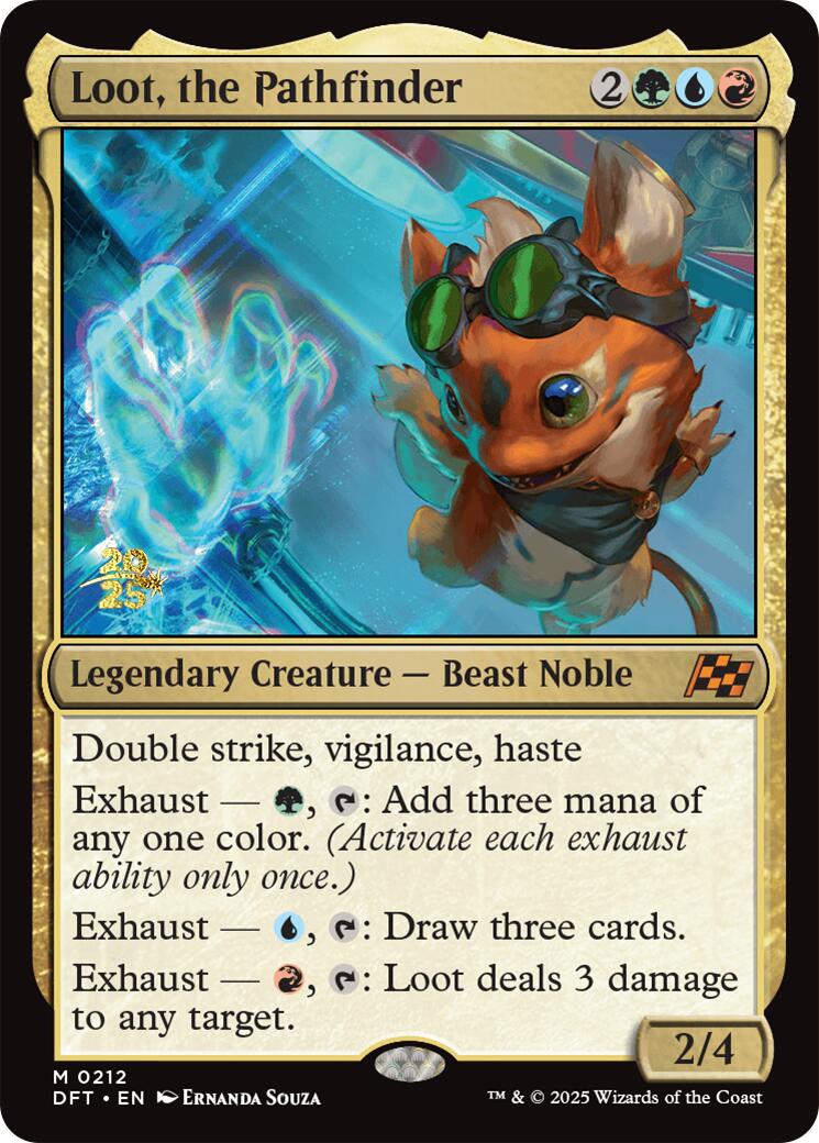 Loot, the Pathfinder [Aetherdrift Prerelease Promos] | Gaming Infinity