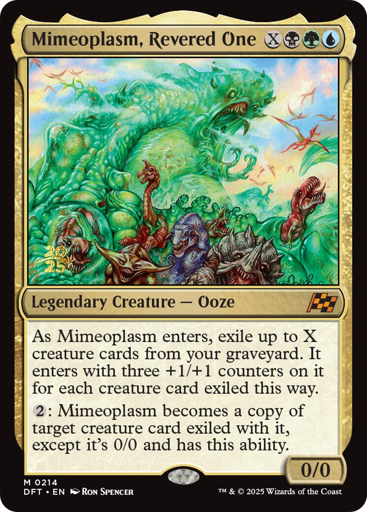 Mimeoplasm, Revered One [Aetherdrift Prerelease Promos] | Gaming Infinity