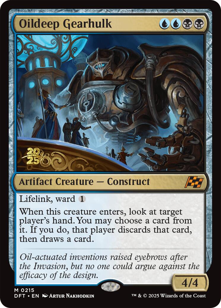 Oildeep Gearhulk [Aetherdrift Prerelease Promos] | Gaming Infinity