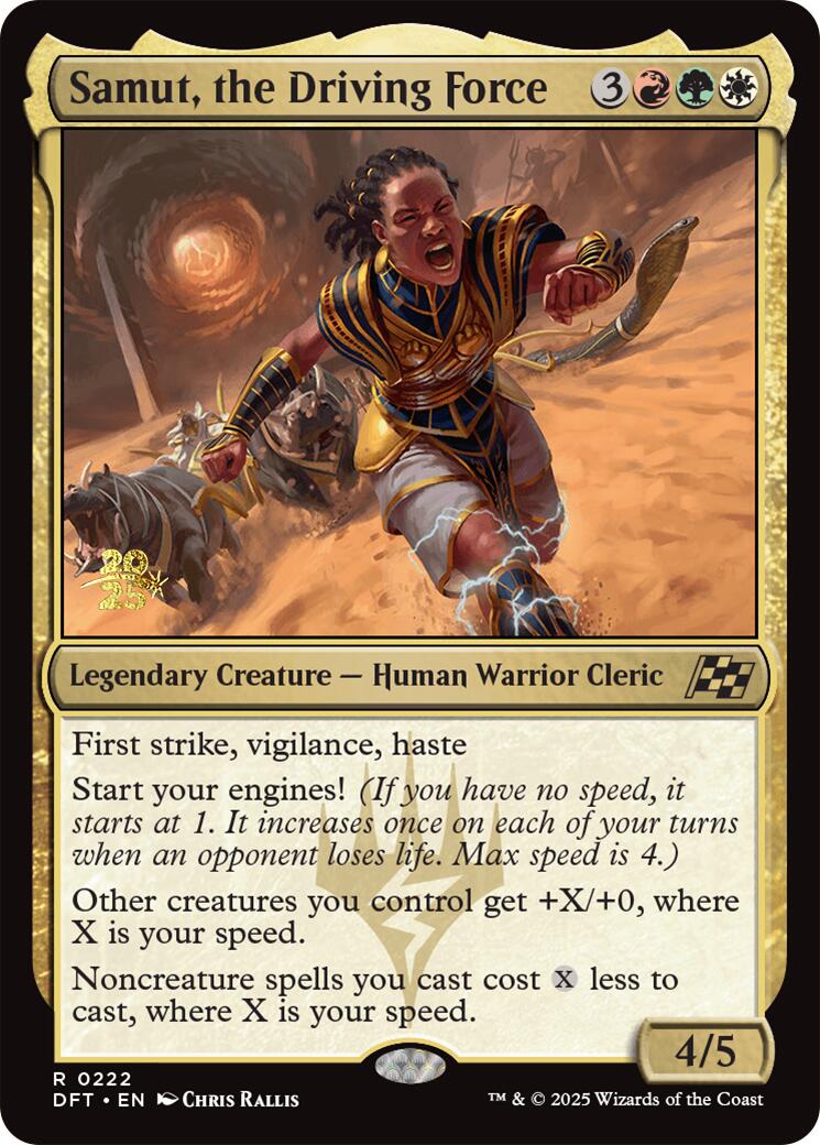 Samut, the Driving Force [Aetherdrift Prerelease Promos] | Gaming Infinity