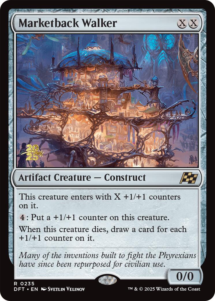 Marketback Walker [Aetherdrift Prerelease Promos] | Gaming Infinity