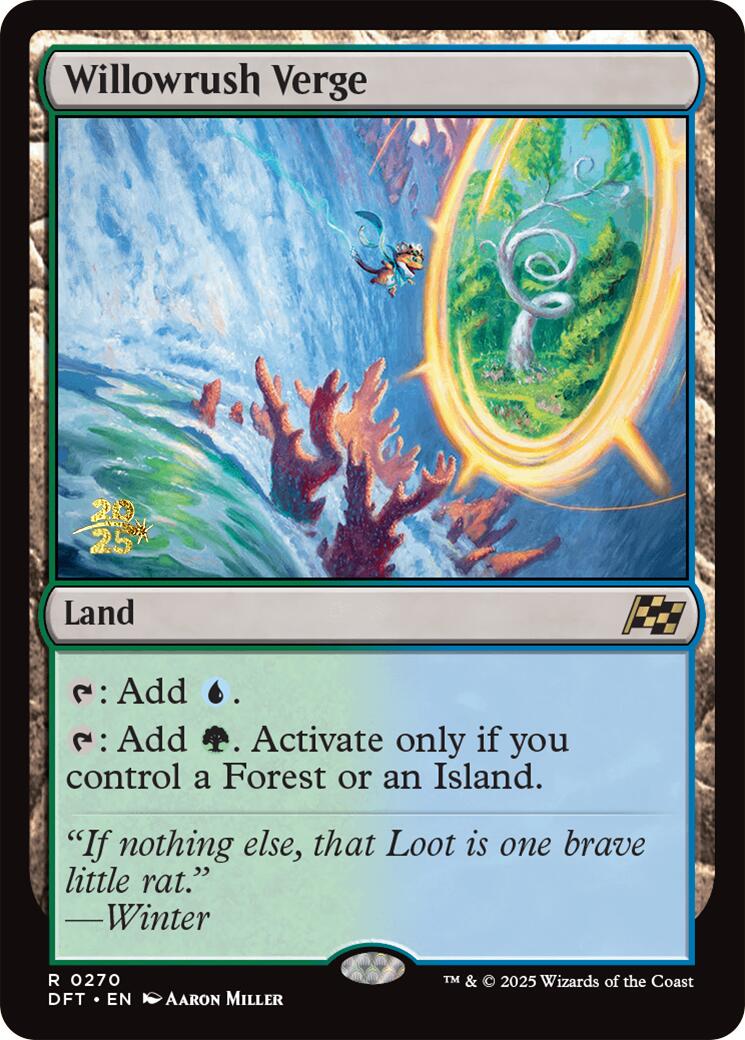 Willowrush Verge [Aetherdrift Prerelease Promos] | Gaming Infinity