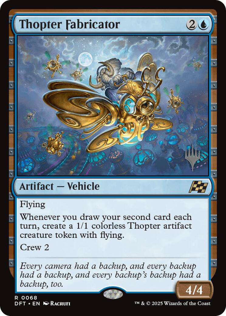 Thopter Fabricator (Promo Pack) [Aetherdrift Promos] | Gaming Infinity