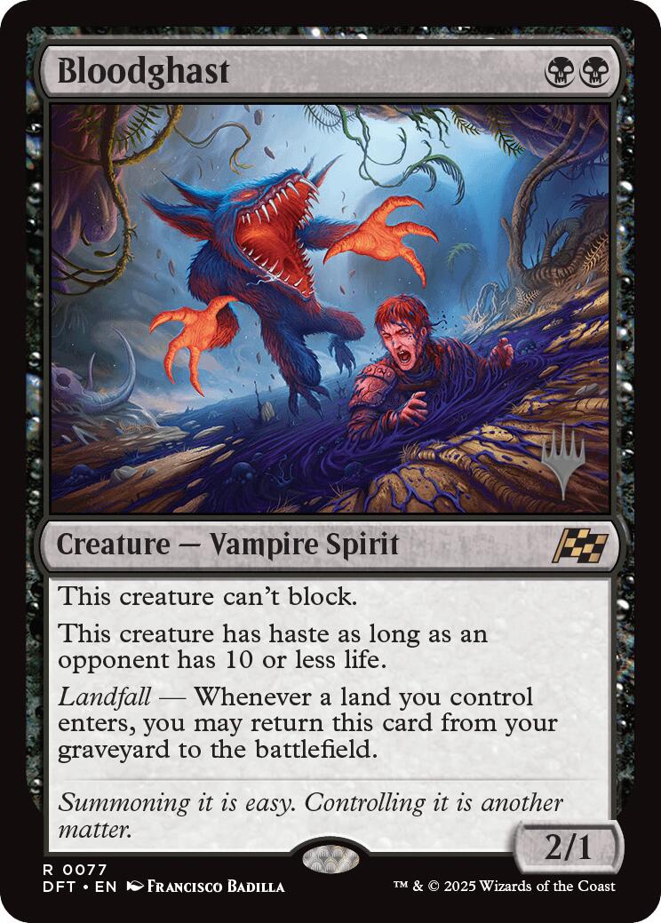 Bloodghast (Promo Pack) [Aetherdrift Promos] | Gaming Infinity