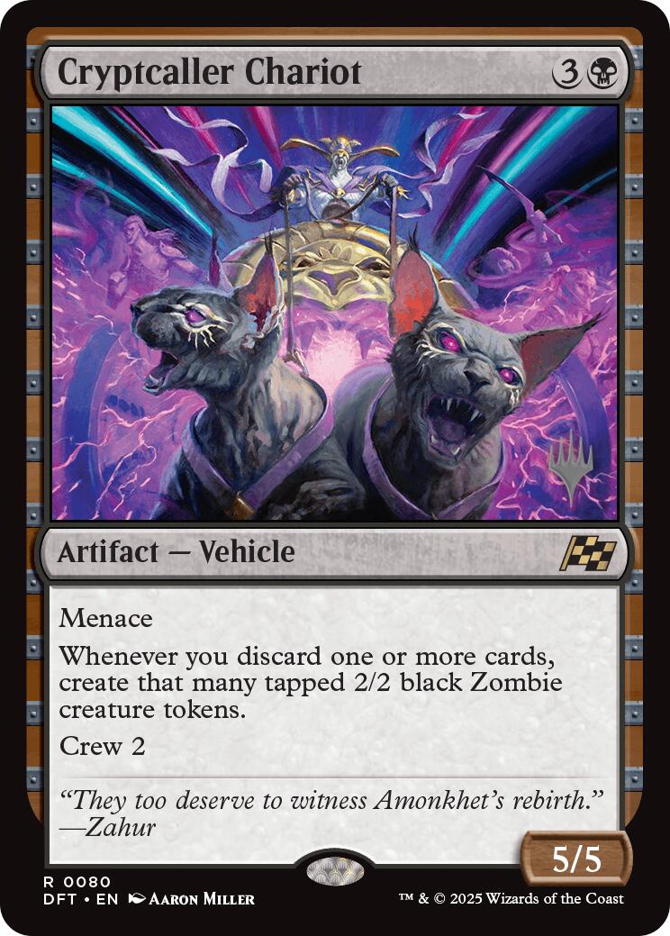 Cryptcaller Chariot [Aetherdrift Promos] | Gaming Infinity