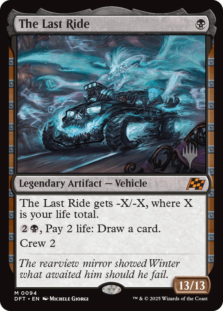 The Last Ride (Promo Pack) [Aetherdrift Promos] | Gaming Infinity