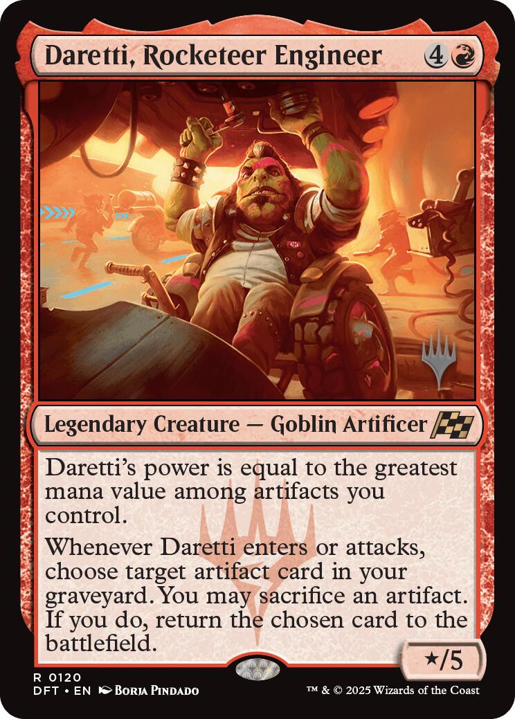 Daretti, Rocketeer Engineer (Promo Pack) [Aetherdrift Promos] | Gaming Infinity
