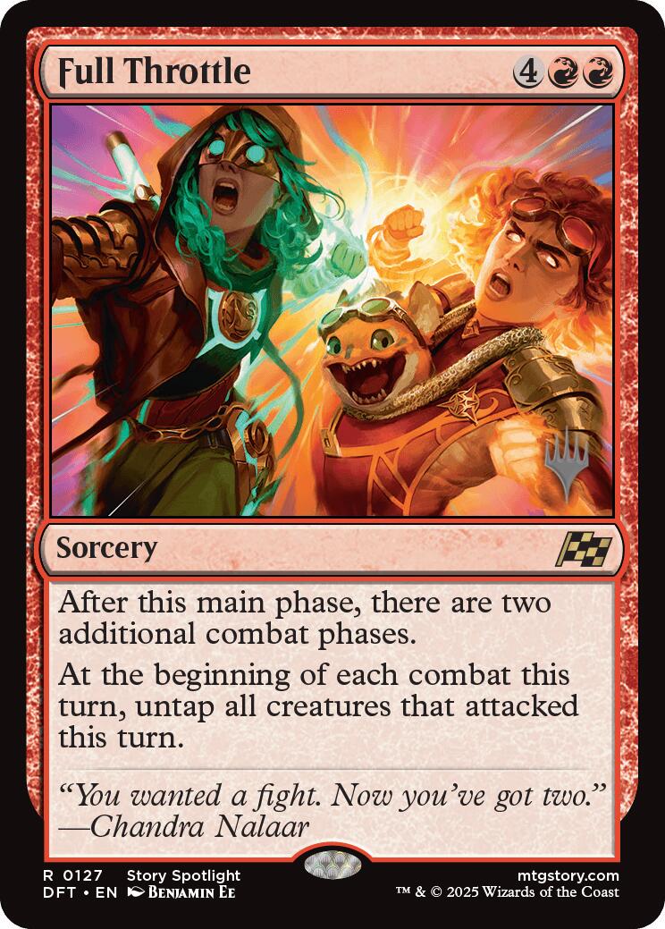Full Throttle (Promo Pack) [Aetherdrift Promos] | Gaming Infinity