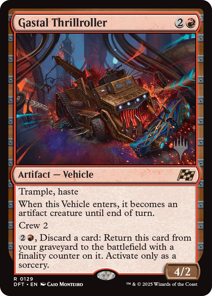 Gastal Thrillroller (Promo Pack) [Aetherdrift Promos] | Gaming Infinity