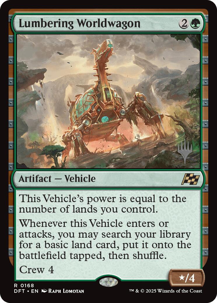 Lumbering Worldwagon [Aetherdrift Promos] | Gaming Infinity