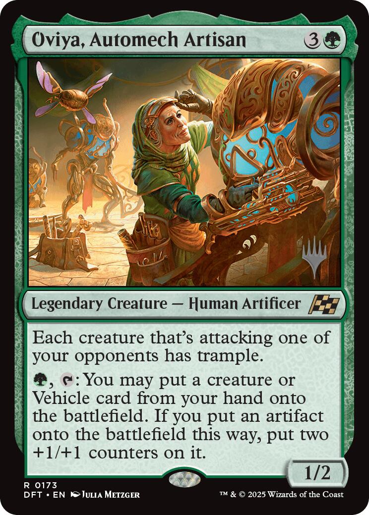 Oviya, Automech Artisan (Promo Pack) [Aetherdrift Promos] | Gaming Infinity