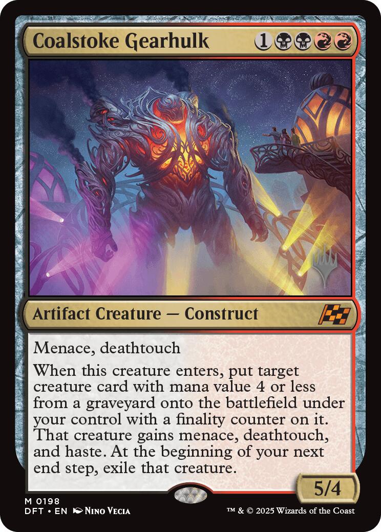 Coalstoke Gearhulk (Promo Pack) [Aetherdrift Promos] | Gaming Infinity
