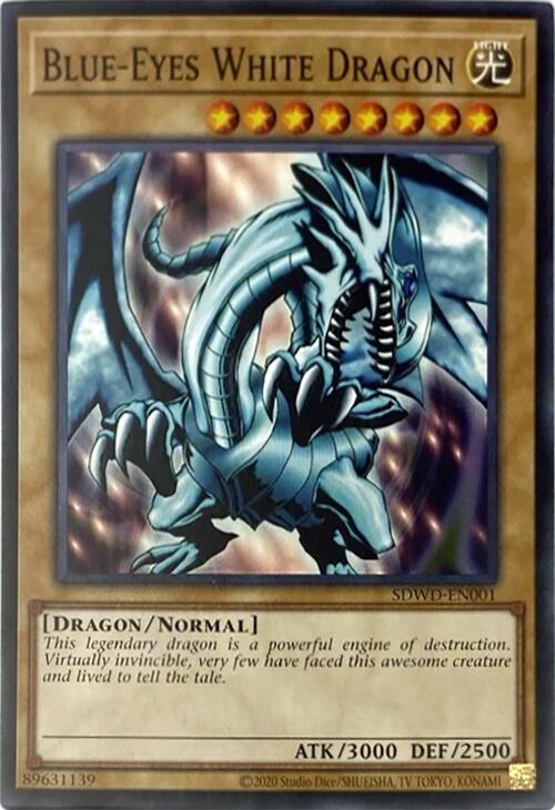 Blue-Eyes White Dragon (Unlimited Misprint) [SDWD-EN001] Common | Gaming Infinity