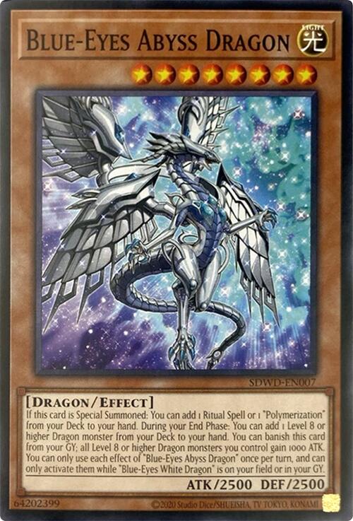Blue-Eyes Abyss Dragon (Unlimited Misprint) [SDWD-EN007] Common | Gaming Infinity