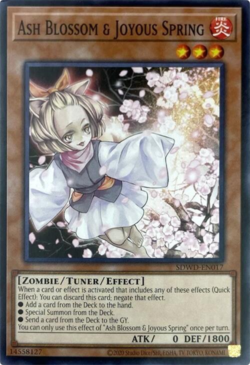 Ash Blossom & Joyous Spring (Unlimited Misprint) [SDWD-EN017] Common | Gaming Infinity