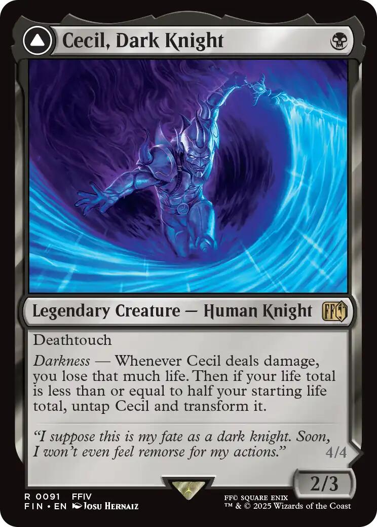 Cecil, Dark Knight // Cecil, Redeemed Paladin [FINAL FANTASY] | Gaming Infinity