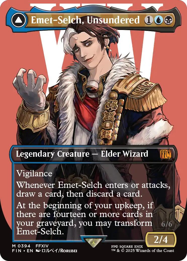 Emet-Selch, Unsundered // Hades, Sorcerer of Eld (Borderless) [FINAL FANTASY] | Gaming Infinity