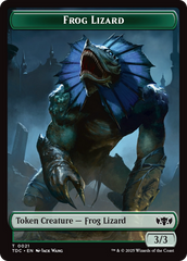 Frog Lizard // Dragon (0014) Double-Sided Token [Tarkir: Dragonstorm Commander Tokens] | Gaming Infinity