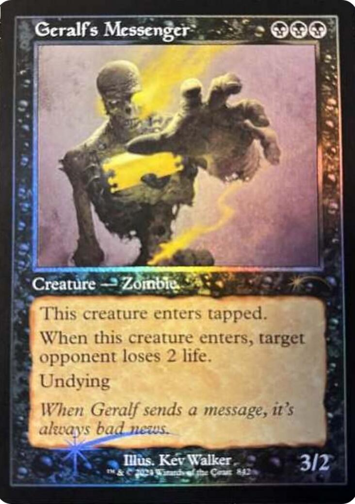 Geralf's Messenger (842) (Retro Frame) [Secret Lair Drop Series] | Gaming Infinity