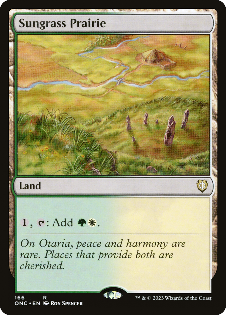 Sungrass Prairie [Phyrexia: All Will Be One Commander] | Gaming Infinity