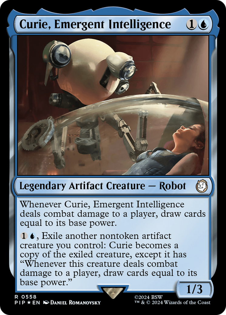 Curie, Emergent Intelligence (Surge Foil) [Fallout] | Gaming Infinity