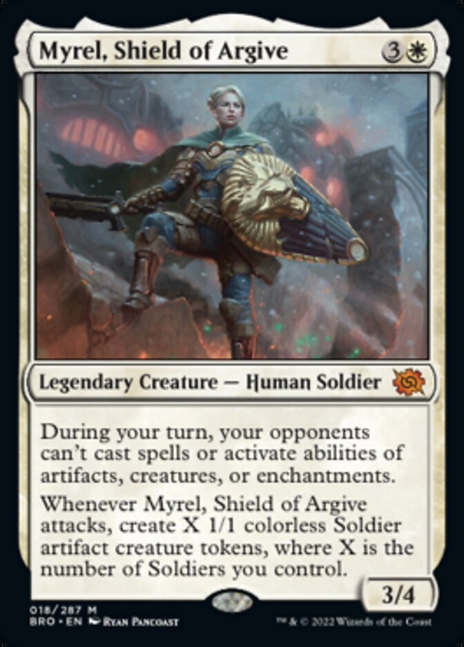 Myrel, Shield of Argive (Promo Pack) [The Brothers' War Promos] | Gaming Infinity