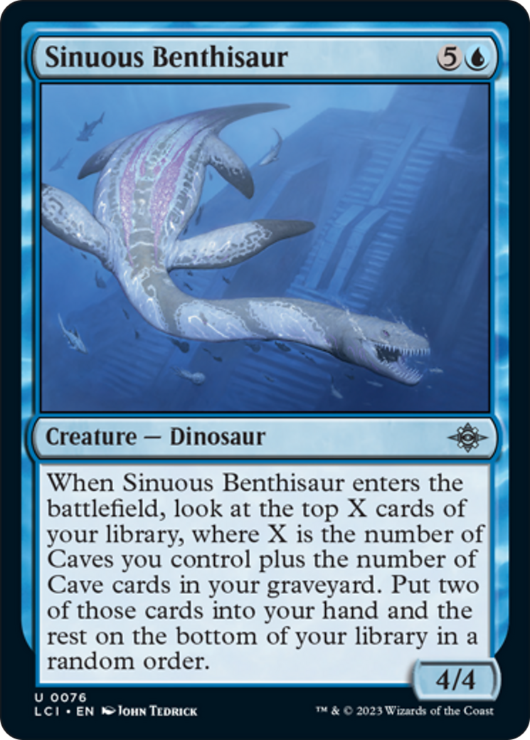 Sinuous Benthisaur [The Lost Caverns of Ixalan] | Gaming Infinity