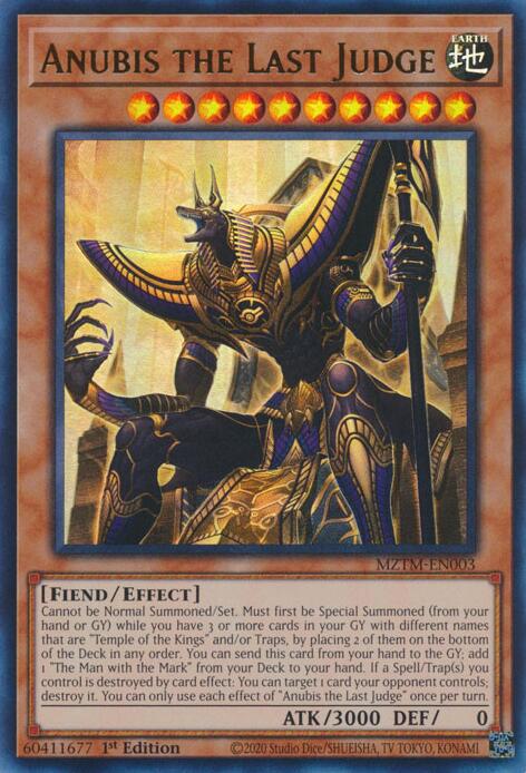 Anubis the Last Judge [MZTM-EN003] Ultra Rare | Gaming Infinity