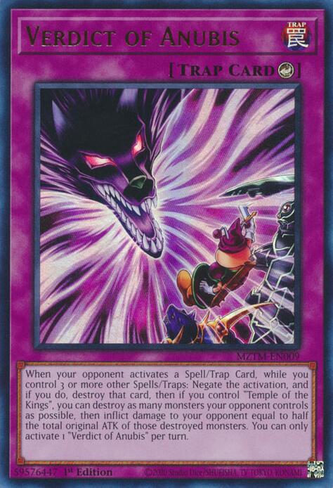 Verdict of Anubis [MZTM-EN009] Ultra Rare | Gaming Infinity