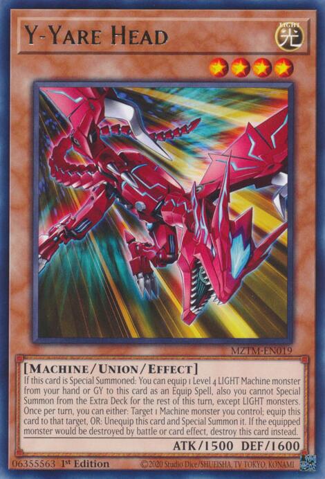 Y-Yare Head [MZTM-EN019] Rare | Gaming Infinity