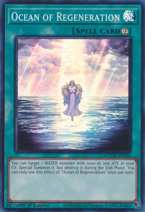 Ocean of Regeneration [MZTM-EN036] Super Rare | Gaming Infinity