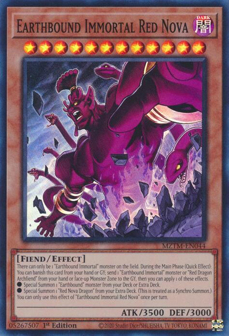 Earthbound Immortal Red Nova [MZTM-EN044] Super Rare | Gaming Infinity