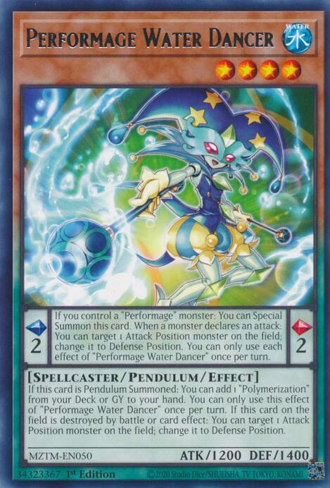 Performage Water Dancer [MZTM-EN050] Rare | Gaming Infinity