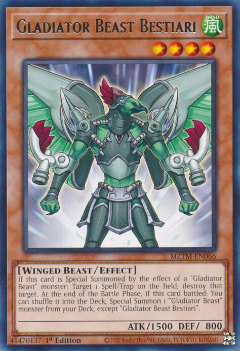 Gladiator Beast Bestiari [MZTM-EN066] Rare | Gaming Infinity