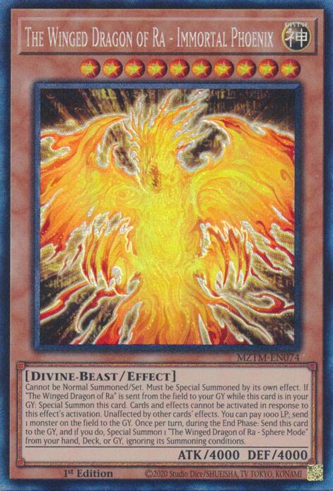 The Winged Dragon of Ra - Immortal Phoenix (Collector's Rare) [MZTM-EN074] Collector's Rare | Gaming Infinity