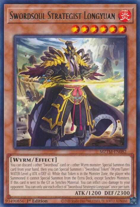 Swordsoul Strategist Longyuan [MZTM-EN082] Rare | Gaming Infinity