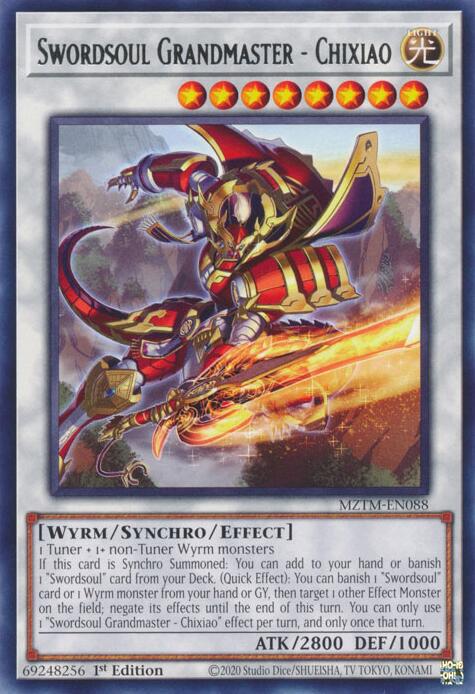 Swordsoul Grandmaster - Chixiao [MZTM-EN088] Rare | Gaming Infinity